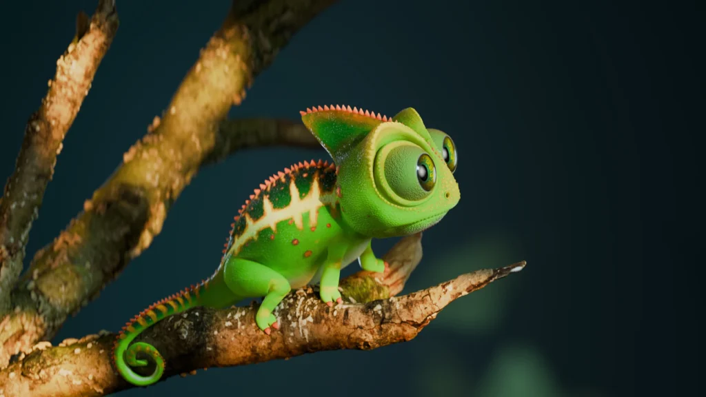 chameleon green majcherek net